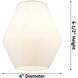 Edison Cindyrella 1 Light 8 inch Matte Black Semi-Flush Mount Ceiling Light in Seedy Glass
