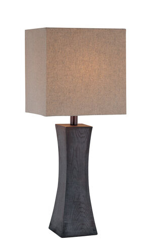 Enkel 27 inch 100.00 watt Dark Walnut Table Lamp Portable Light