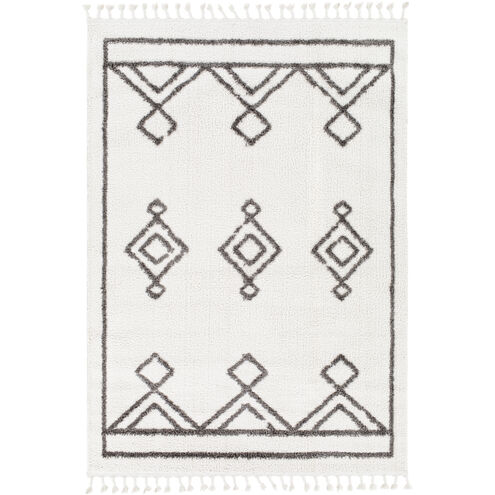 Alhambra 84 X 63 inch Cream Rug in 5 x 8, Rectangle