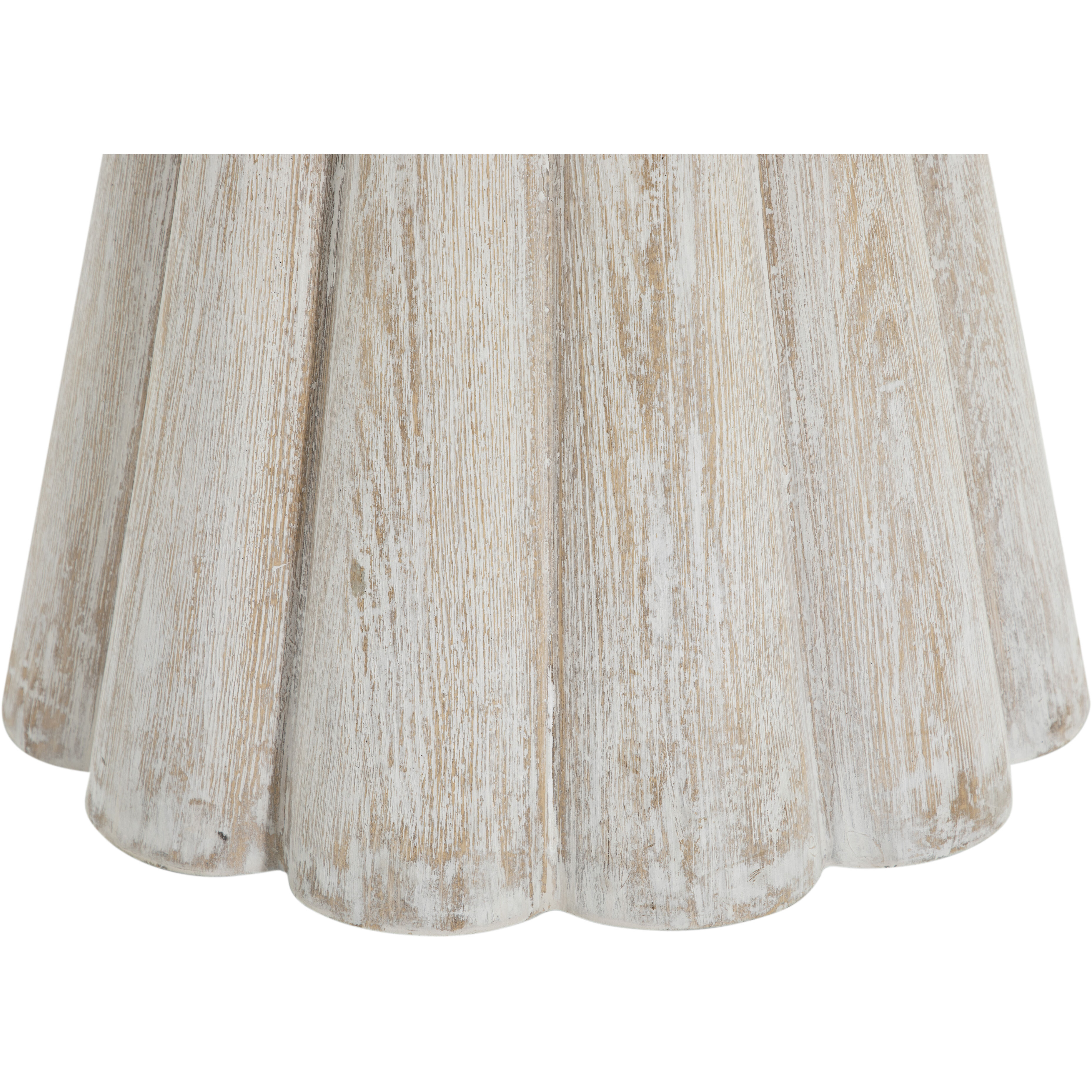 Annie Side Table in Light Washed Wood