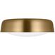 kate spade new york Draper 2 Light 15.88 inch Burnished Brass Flush Mount Ceiling Light