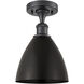 Ballston Dome LED 7.5 inch Matte Black Semi-Flush Mount Ceiling Light
