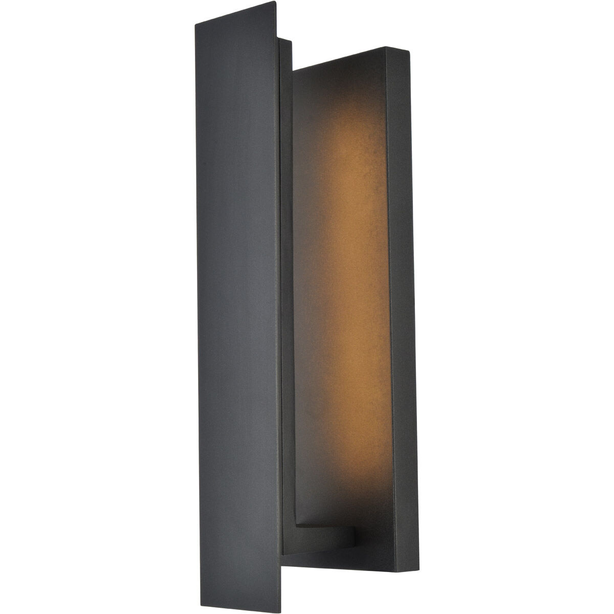 Raine 17 inch Black Outdoor Wall Light