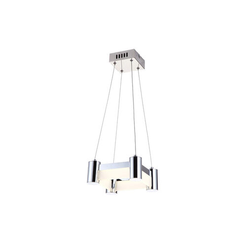 Kellen LED 9 inch Chrome Pendant Ceiling Light