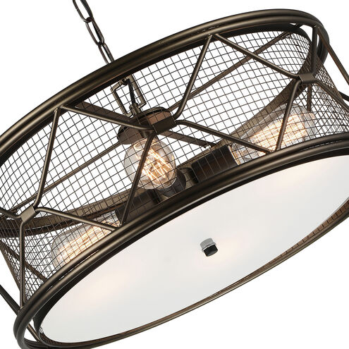 Kali 4 Light 22 inch Light Brown Chandelier Ceiling Light