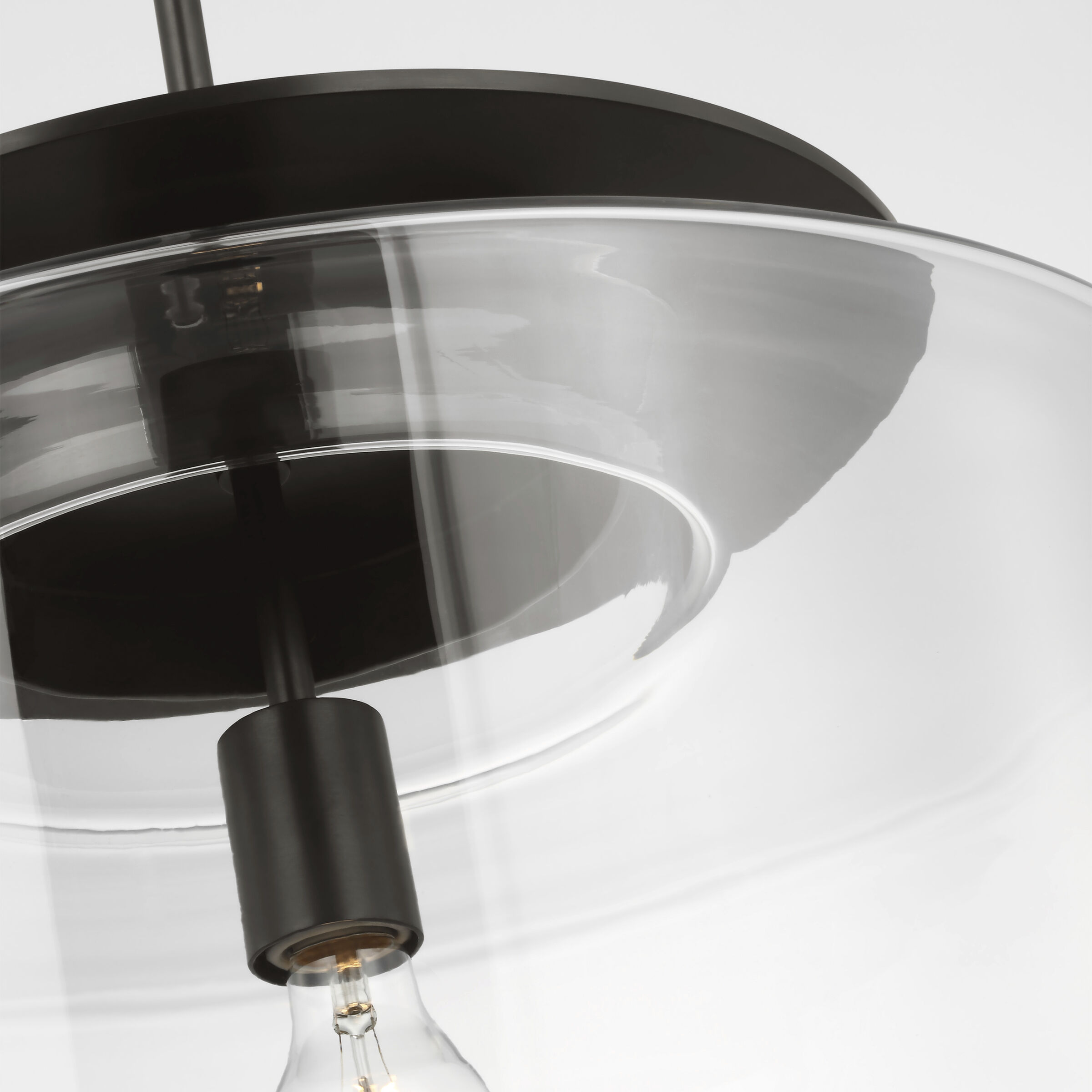 Ray Booth Elias LED 20 inch Bronze Pendant Ceiling Light