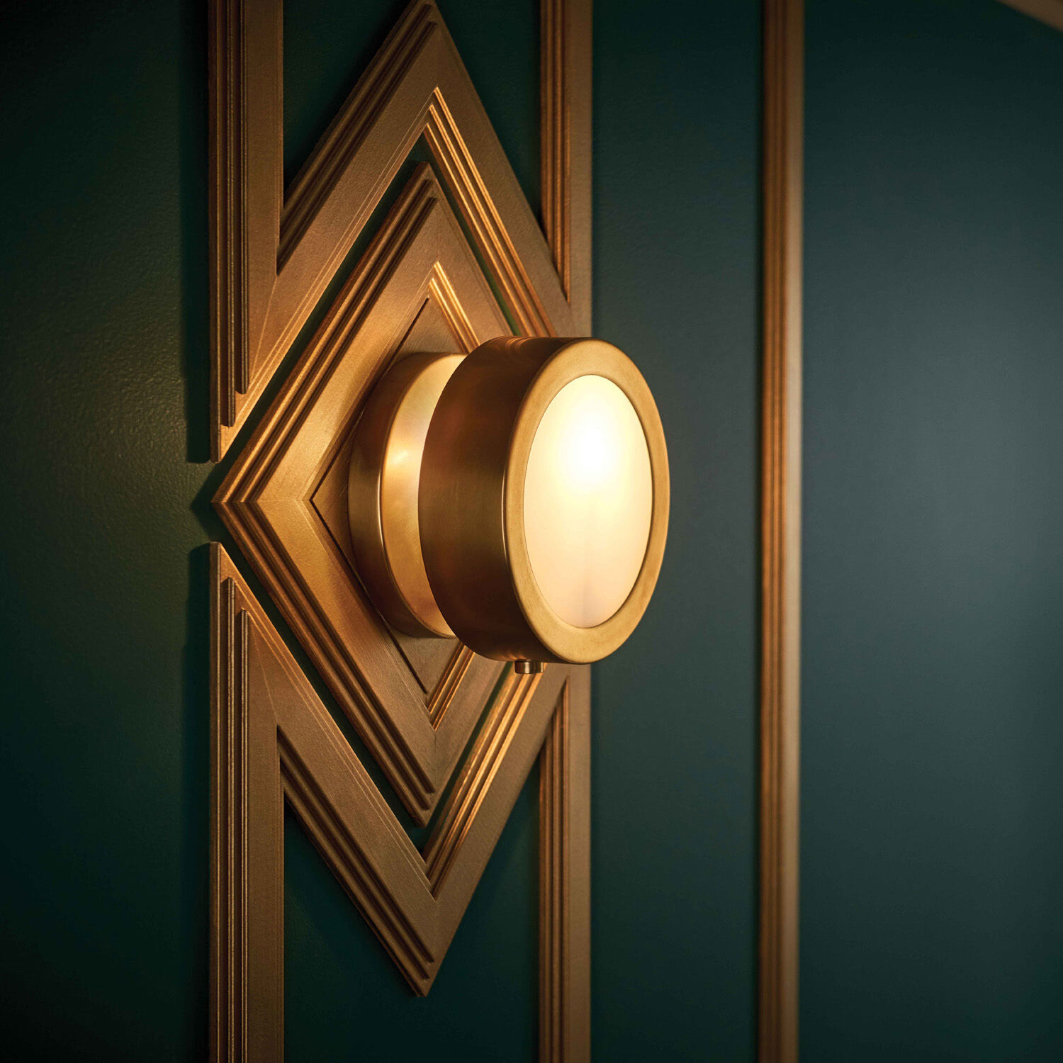 Mercer 1 Light 6.75 inch Heritage Brass ADA Indoor Wall Sconce Wall Light