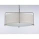 Kempsey 3 Light 22 inch Brushed Nickel Semi-Flush Mount Convertible Ceiling Light