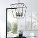 Gabriel 8 Light 22 inch Oiled Bronze Foyer Pendant Ceiling Light, Quorum Home
