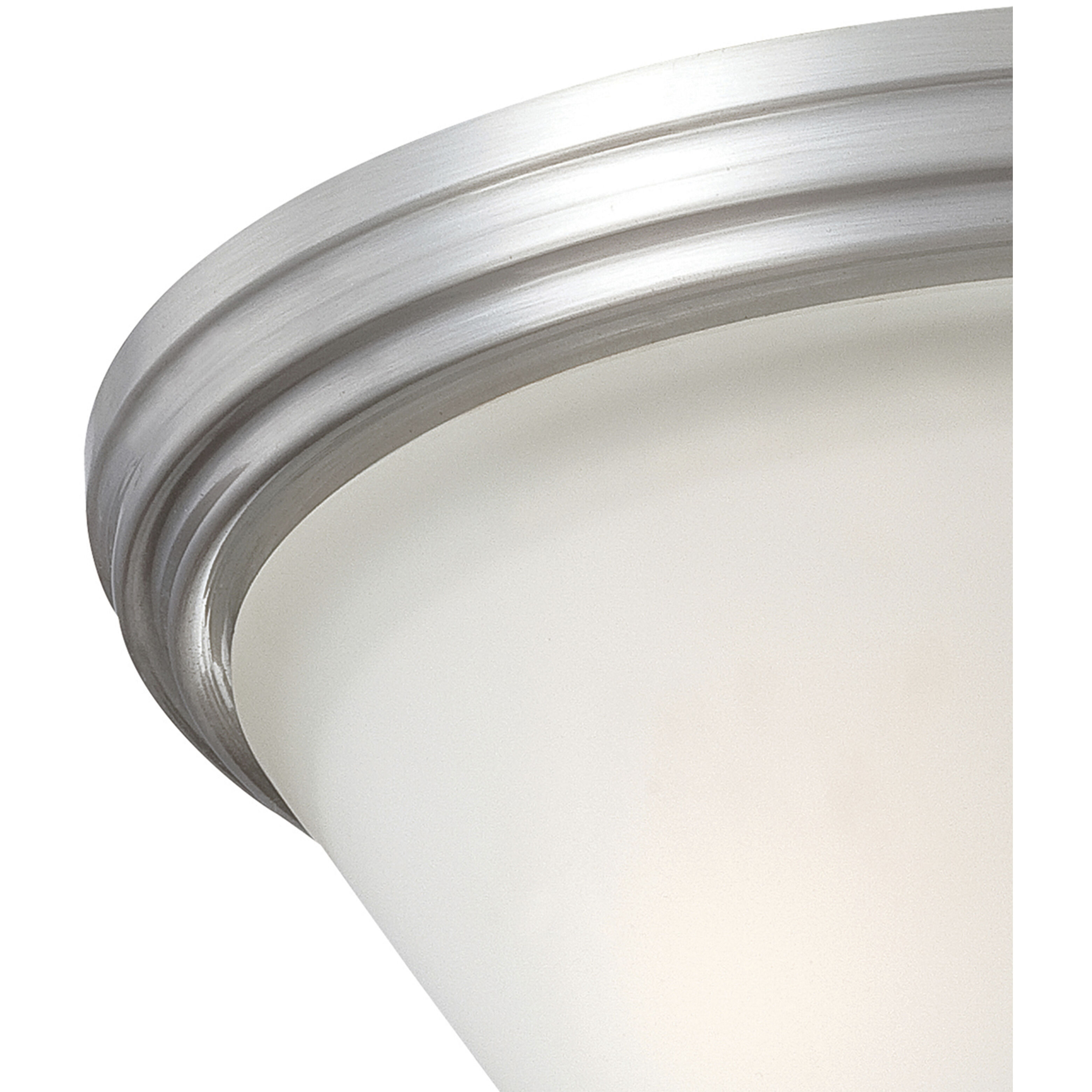 Pittman 2 Light 14 inch Brushed Nickel Flush Mount Ceiling Light