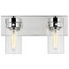 Intersection 2 Light 15 inch Polished Nickel Bathroom Vanity Lights Wall Light