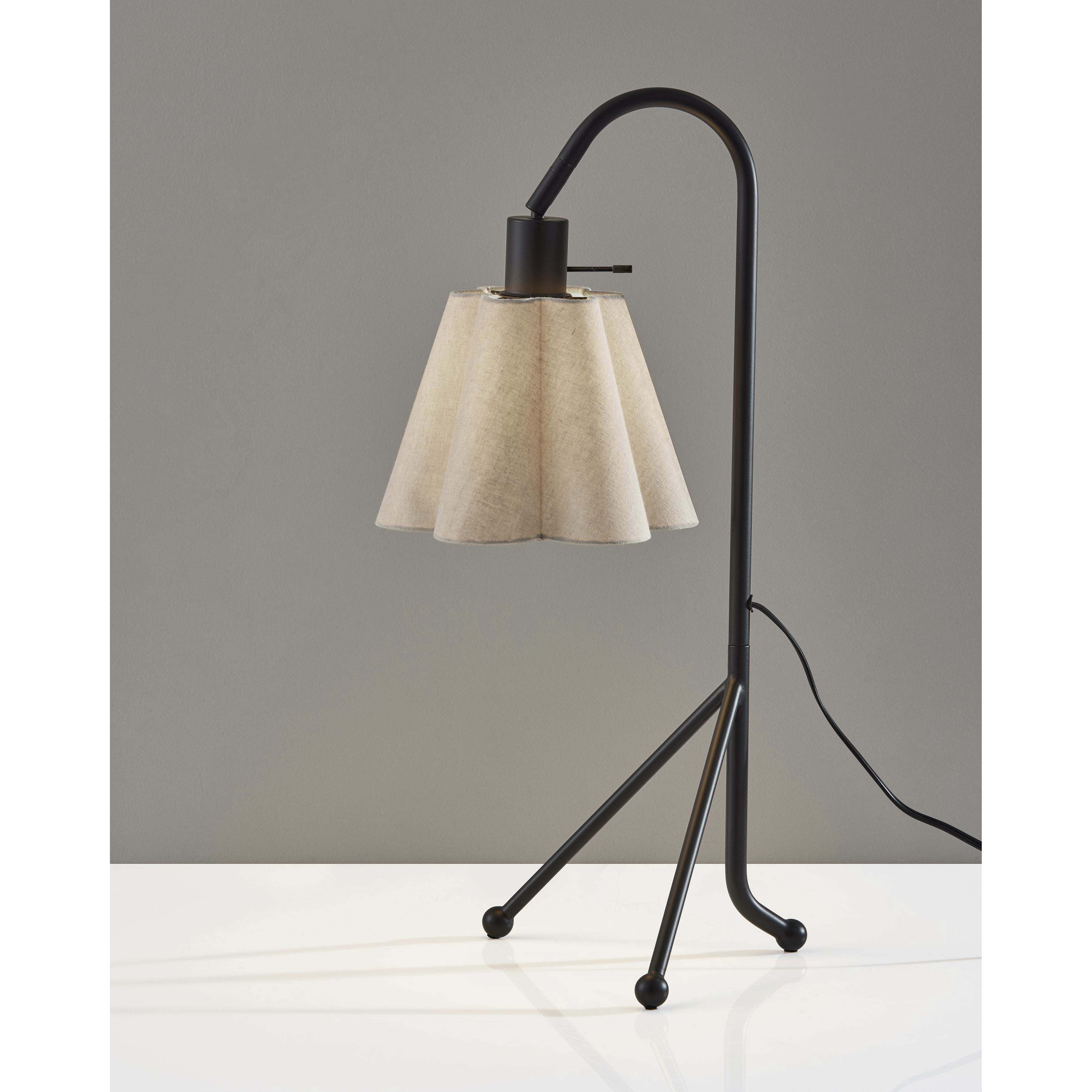 Kendra 25 inch 40.00 watt Black Table Lamp Portable Light