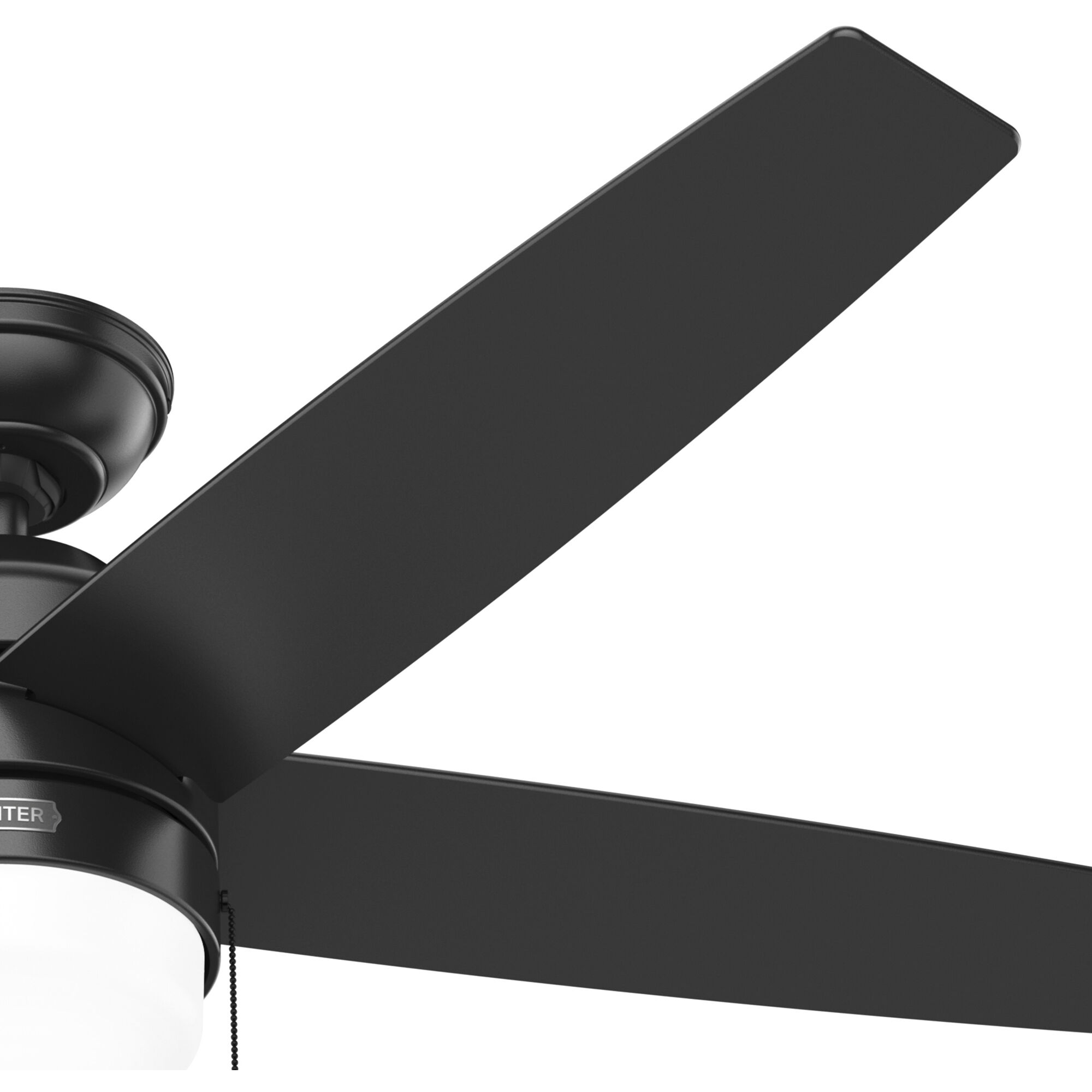 Hunter Fan 52491 Bardot 52 inch Matte Black with Matte Black