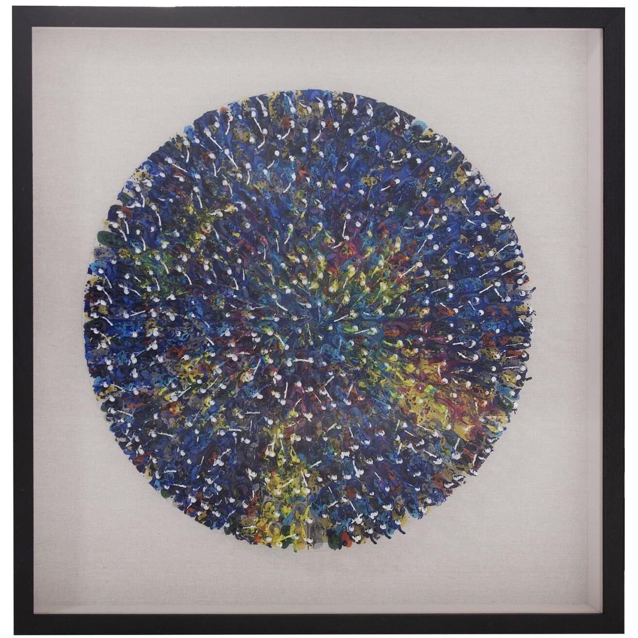 Toy Soldier Blue/Natural Recycled Wall Art