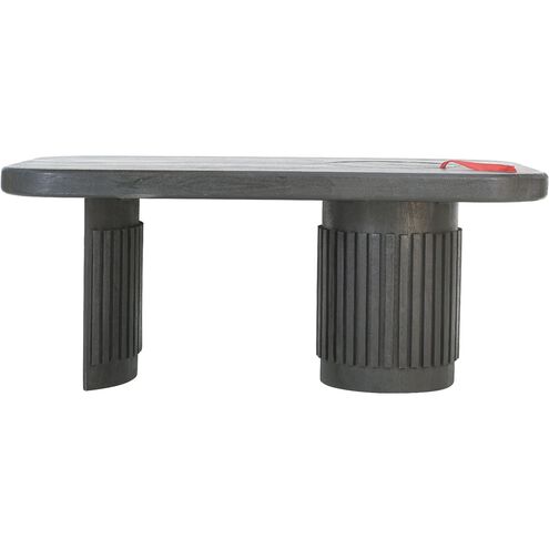 Anita 40 X 24 inch Black Coffee Table