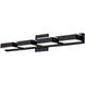Modern LED 27 inch Matte Black Vanity Light Wall Light
