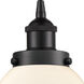 Edison Beacon 1 Light 6 inch Matte Black Mini Pendant Ceiling Light