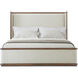 Catalina Earth California King Bed, Wooden, Upholstered