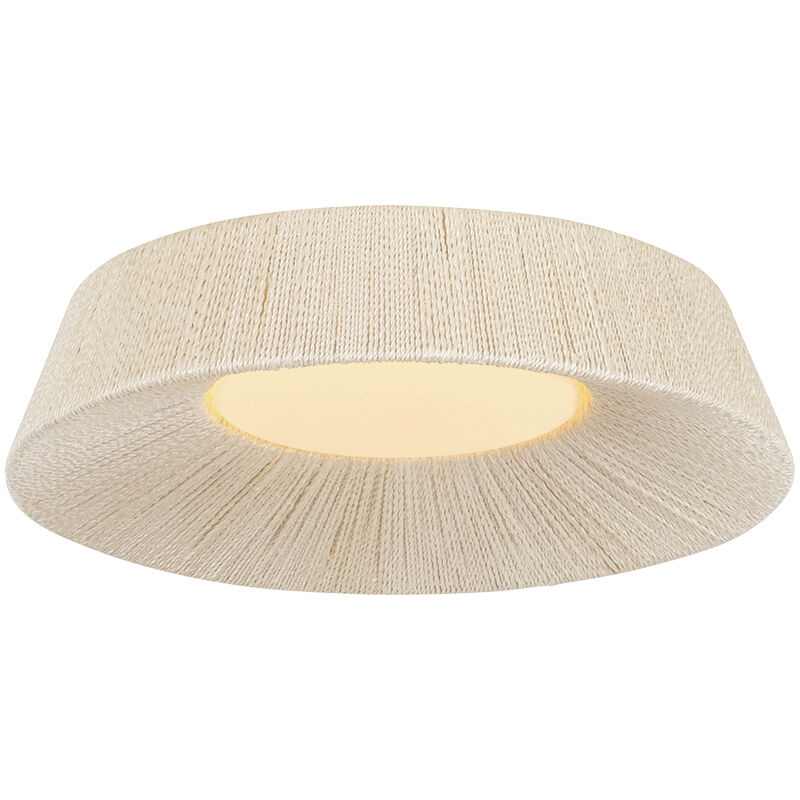 Kenton LED 17.75 inch Vintage Gold Leaf Flush Mount Ceiling Light