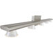 Jet LED 31.73 inch Brushed Nickel Bath Vanity Light Wall Light