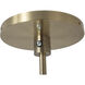 Redondo 72 inch 14 watt Matte Black and Weathered Brass Torchiere Portable Light