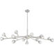 Aurora 16 Light 48 inch Polished Nickel Chandelier Ceiling Light