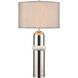 Silver Bullet 31 inch 150.00 watt Polished Nickel Table Lamp Portable Light