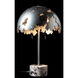 Pangea 23.1 inch 60.00 watt Sterling Table Lamp Portable Light in Lilac Marble, Dome