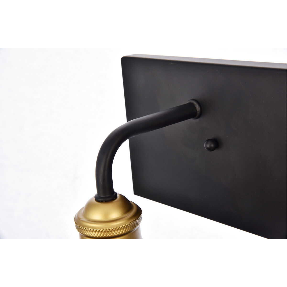 Anders 3 Light 27 inch Black and Brass Wall Sconce Wall Light