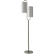 Cameron 67 inch 60.00 watt Brushed Steel Floor Lamp Portable Light