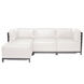 Axis White Sofa
