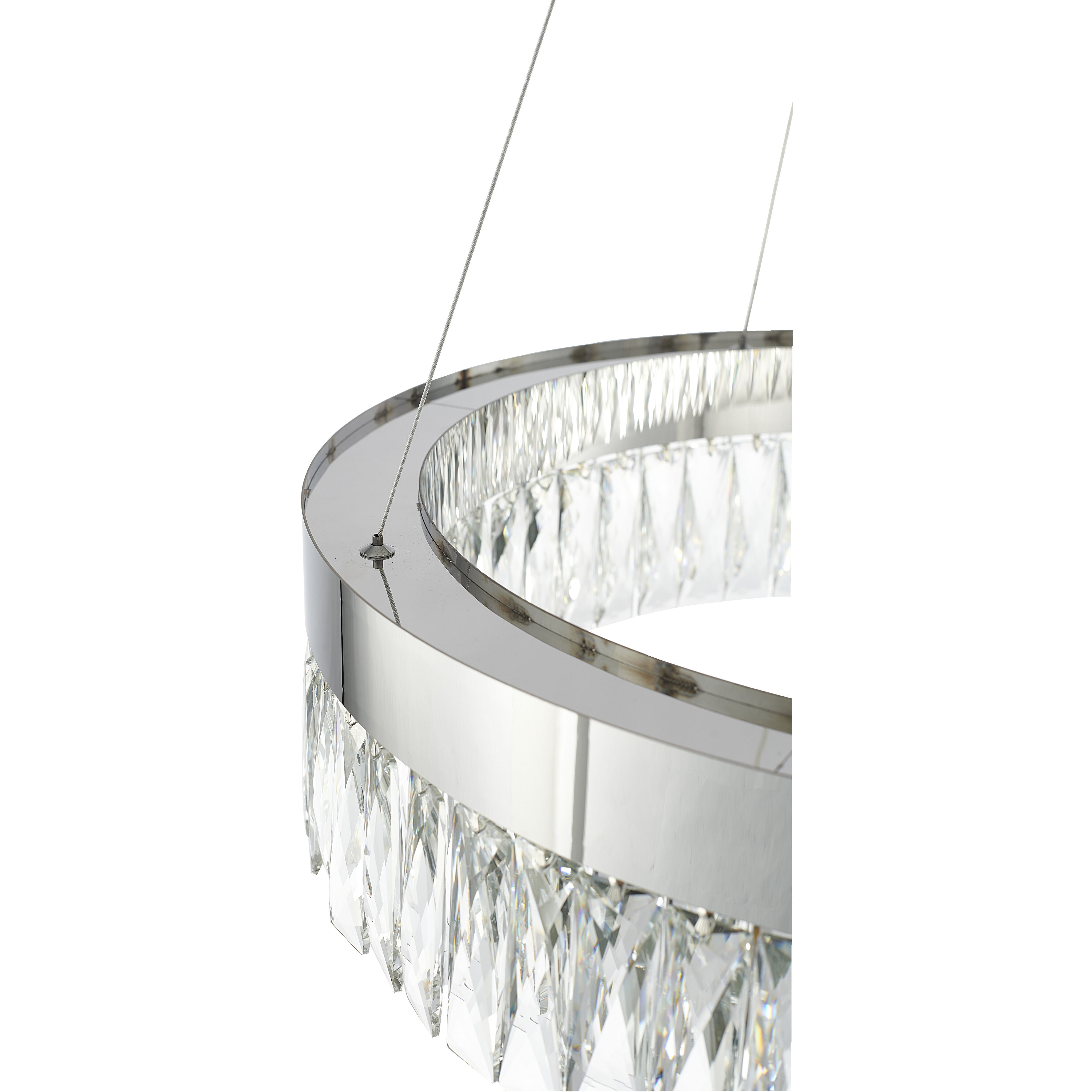 Canada LED 24 inch Chrome Chandelier Ceiling Light