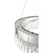 Canada LED 24 inch Chrome Chandelier Ceiling Light