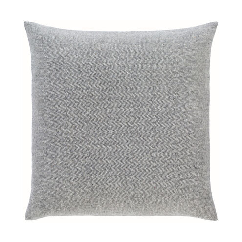 King 18 X 18 inch Charcoal/Ivory Pillow Cover