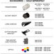 Tyler Black 18 watt LED Spot and Flood Lighting in 2700K, Low Voltage Accent Light, WAC Landscape