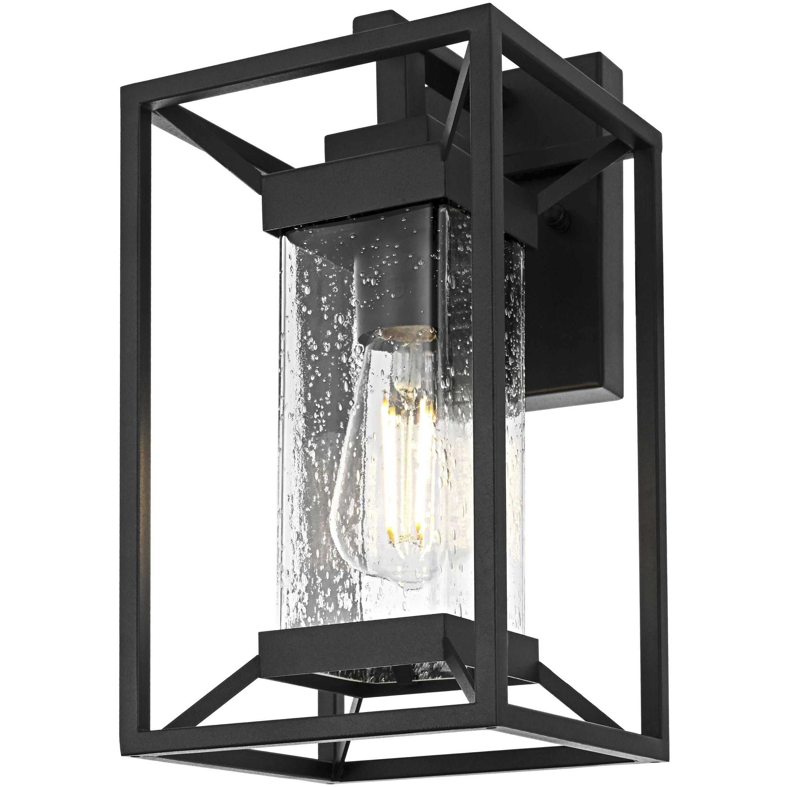 Willington 1 Light 13.5 inch Black Outdoor Wall Sconce