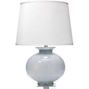 Heirloom 27 inch 150.00 watt Cornflower Blue Grass Table Lamp Portable Light