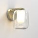 Aquina 1 Light 5.59 inch Matte Brushed Brass Interior Wall Light