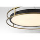 Levitation LED 25 inch Soft Brass And Sand Coal Pendant Ceiling Light