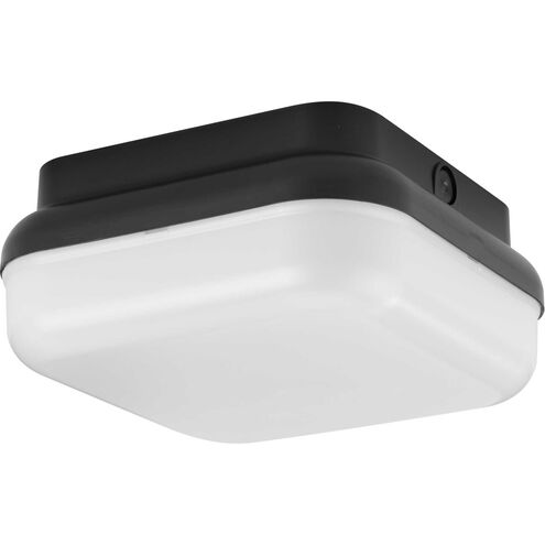 Hard Nox LED 10 inch Black Outdoor Flush Mount, Progress LED