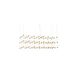 MN46 Series LED 47 inch Gold Linear Pendant Ceiling Light