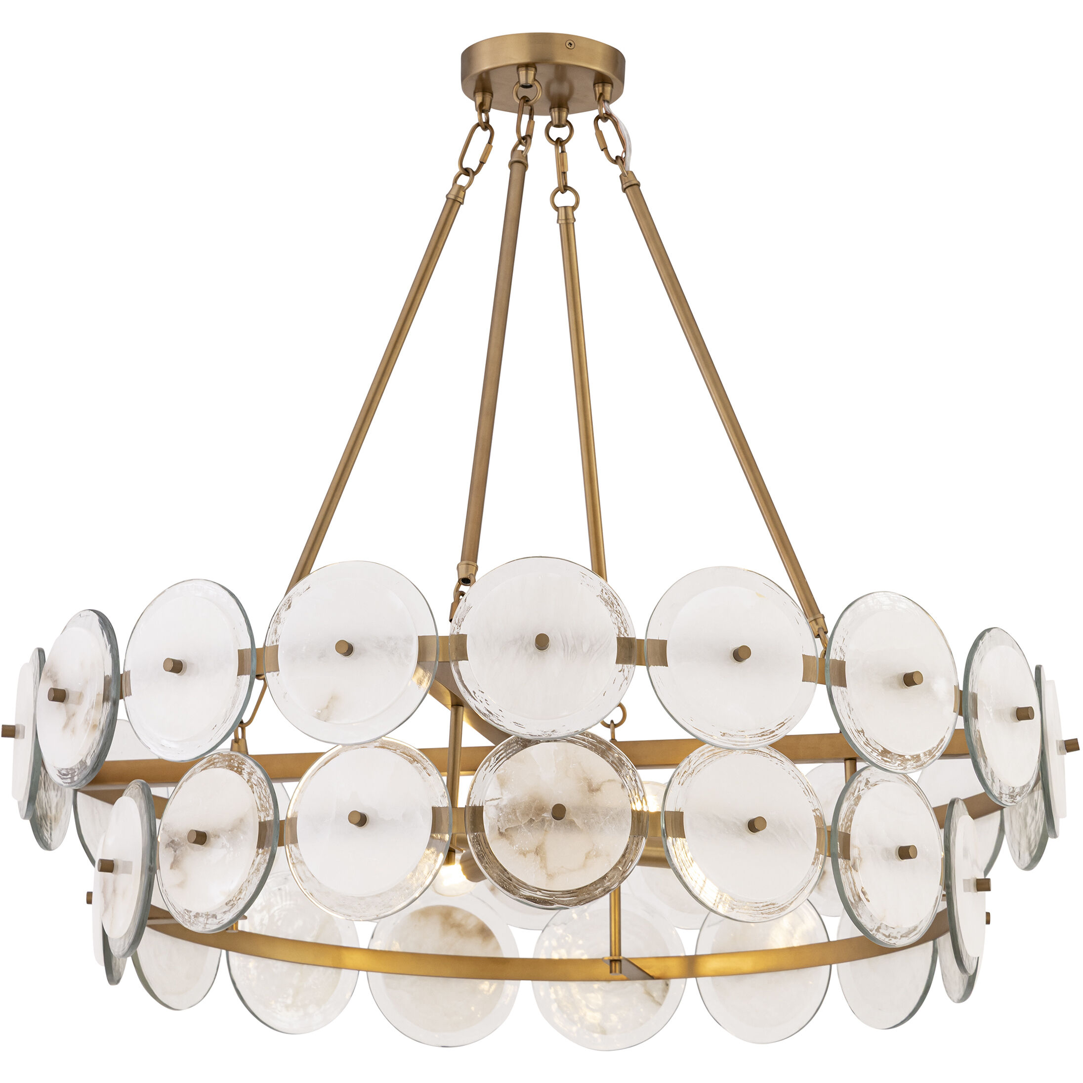 Kintrel 4 Light 31.5 inch Legacy Brass Pendant Ceiling Light