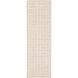Mystique 96 X 30 inch Neutral Runner, Wool