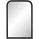 Dovima 36 X 24 inch Textured Black Wall Mirror