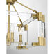 Prima Vista 4 Light 18.88 inch Aged Antique Brass Semi Flush Ceiling Light