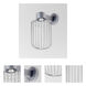 Sultana LED 15 inch Silver Outdoor Sconce