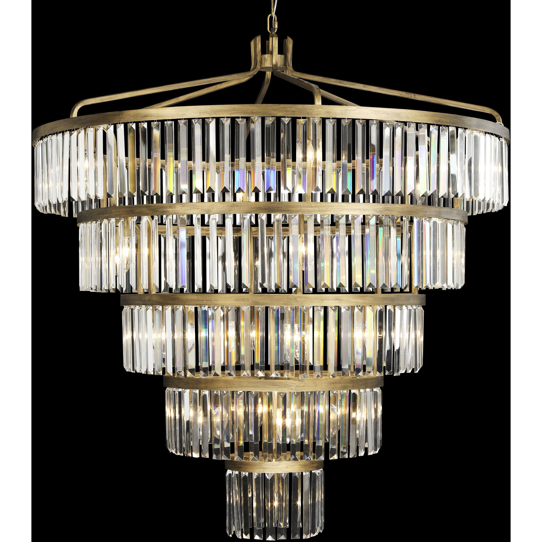 Social Club 25 Light 44 inch Havana Gold Chandelier Ceiling Light