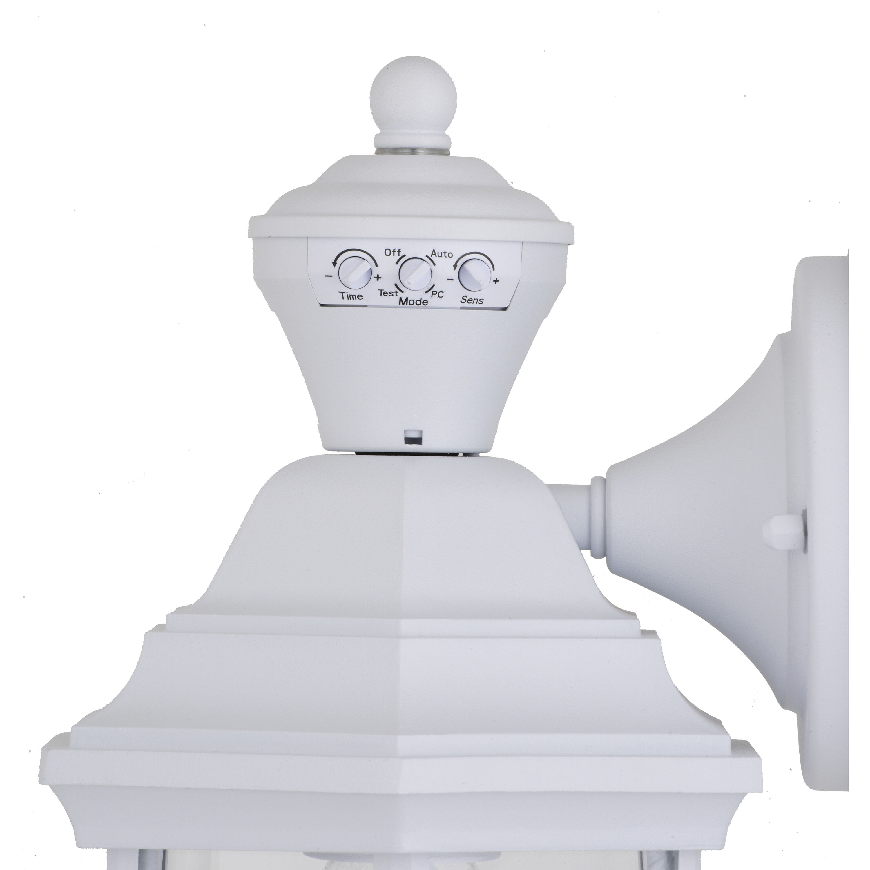 Auburn Textured White Outdoor Motion Sensor