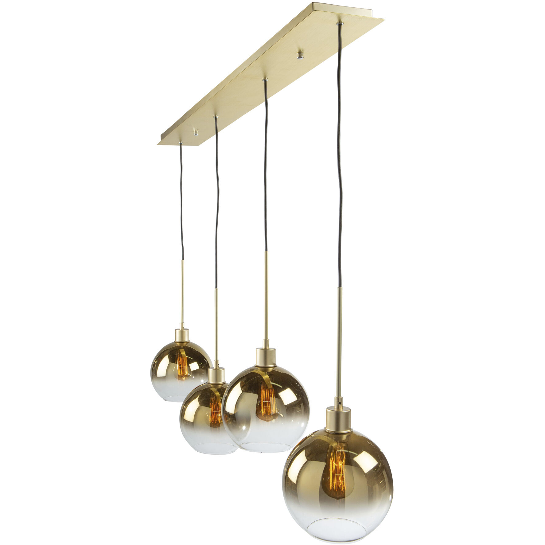 Morning Mist 4 Light 48 inch Gold Island Light Ceiling Light