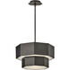 Facet 5 Light 16.5 inch Black Oxide Pendant Ceiling Light